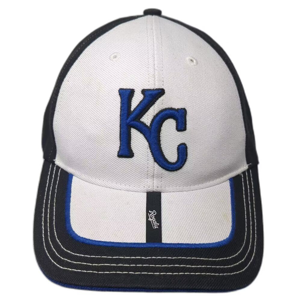 Kansas City Royals MLB '47 Twins Baseball Cap White Black One Size Strapback